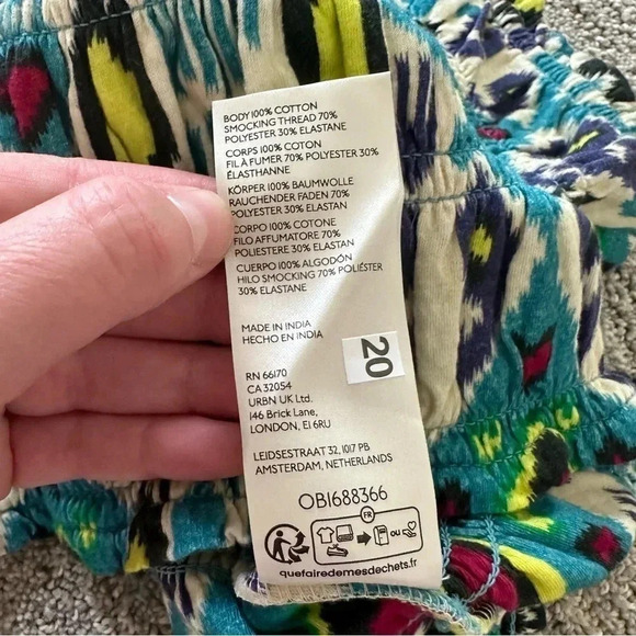 NWT Anthropologie Smocked Tube Top Small - Picture 9 of 10